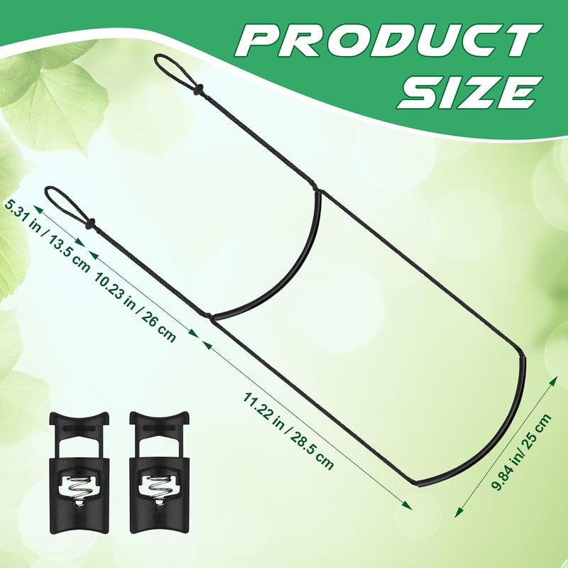 Anglekai 2-Step Climbing Aider for Hunting, 2-Step Climbing Stick Aider Rope Ladder for Tree Stand with 2 Adjustable Hook - Image 1